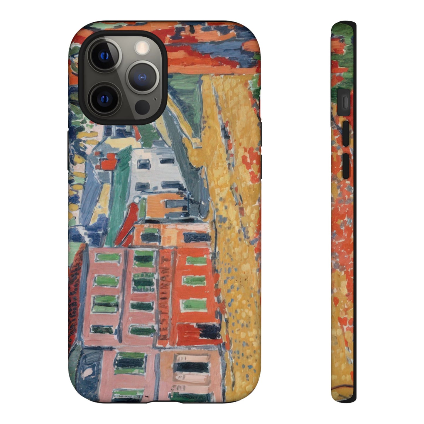 de Vlaminck, Maurice - Restaurant de la Machine à Bougival (1905) - Tough Phone Cases