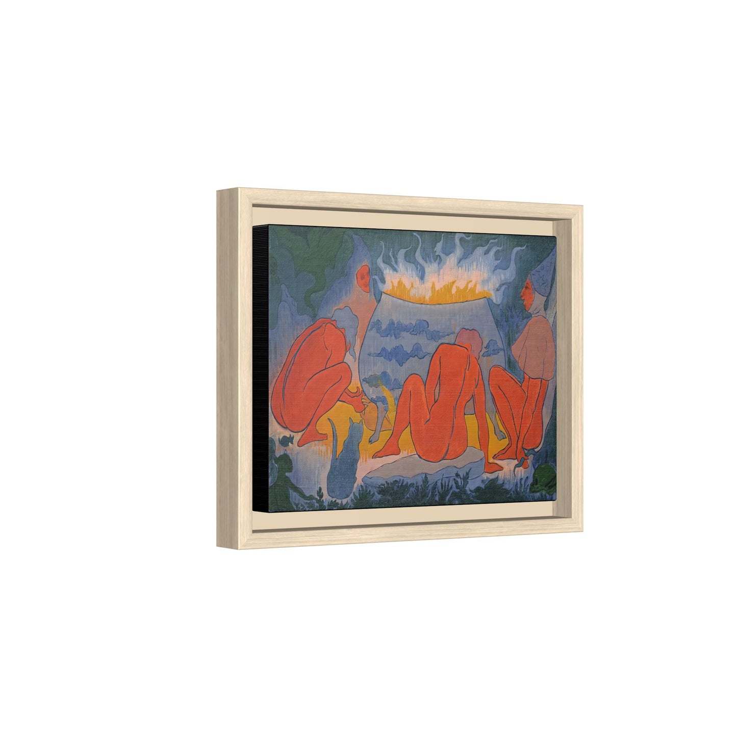 Ranson, Paul - Witches Around the Fire (1891) - Matte Canvas, Framed
