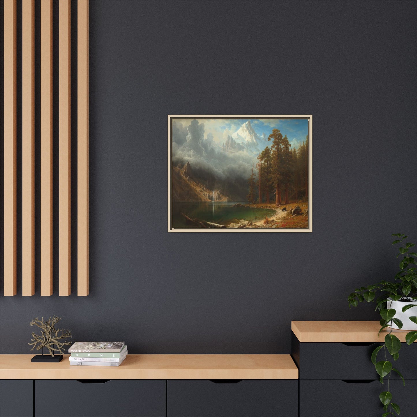 Bierstadt, Albert - Mount Corcoran (1877) - Matte Canvas, Framed