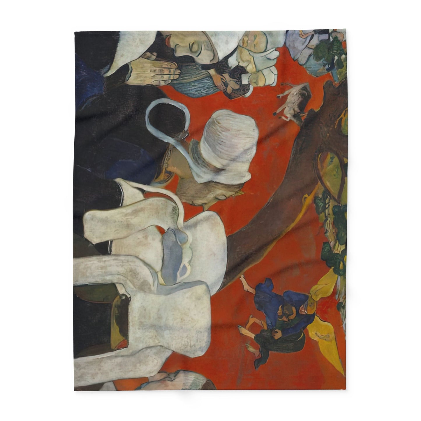 Gauguin, Paul - Vision of the Sermon (Jacob Wrestling with the Angel) (1888) - Arctic Fleece Blanket