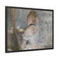 Morisot, Berthe - Woman at Her Toilette (1880) - Matte Canvas, Framed