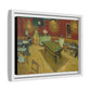 Van Gogh, Vincent - The Night Cafe (1888) - Matte Canvas, Framed