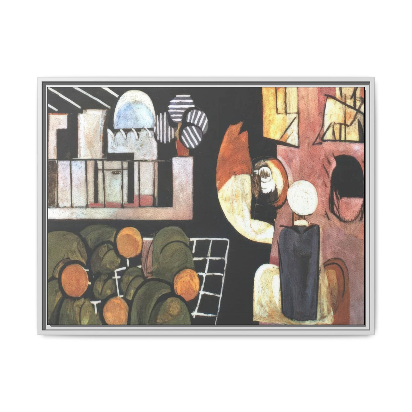 Matisse, Henri - The Moroccans (1916) - Matte Canvas, Framed