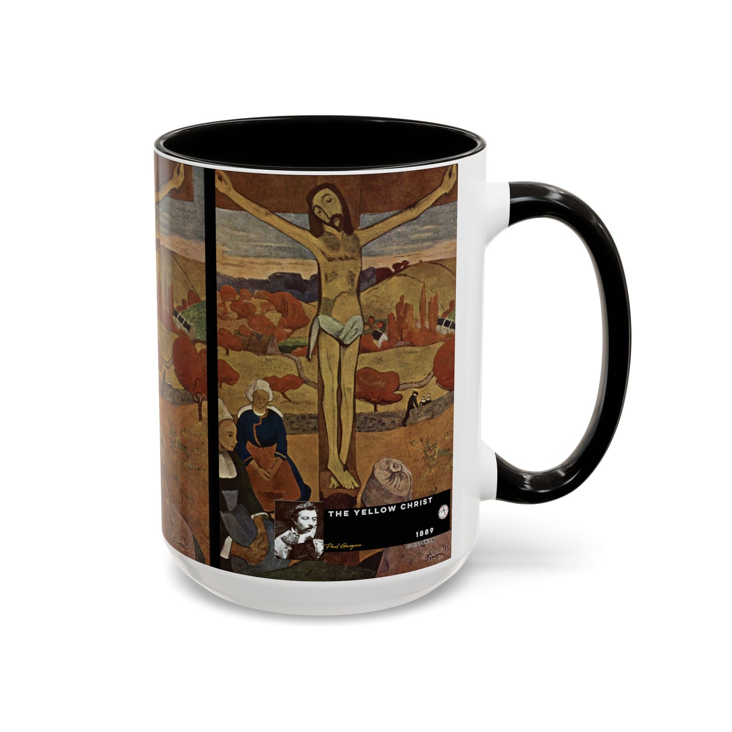 Gauguin, Paul - The Yellow Christ (1889) - Colorful Accent Mugs