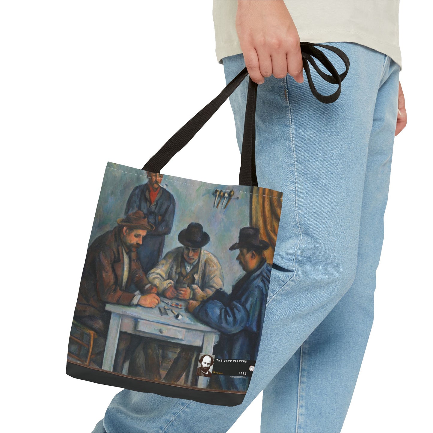 Cézanne, Paul - The Card Players (1892) - Tote Bag