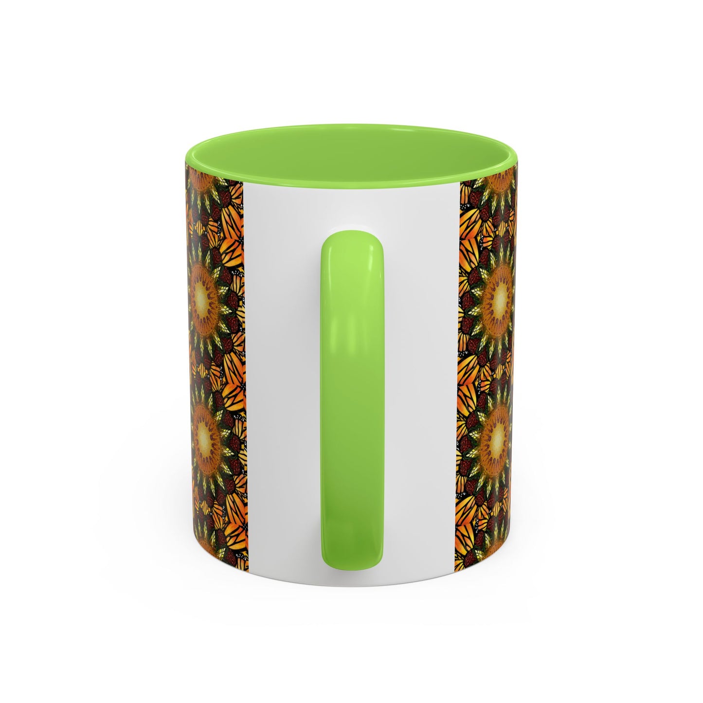 Pacio, Adam - Monarch Butterfly Mandala - Colorful Accent Mugs