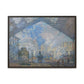 Monet, Claude - Le Gare Saint-Lazare (1877) - Matte Canvas, Framed