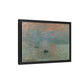 Monet, Claude - Impression, Sunrise (1872) - Matte Canvas, Framed