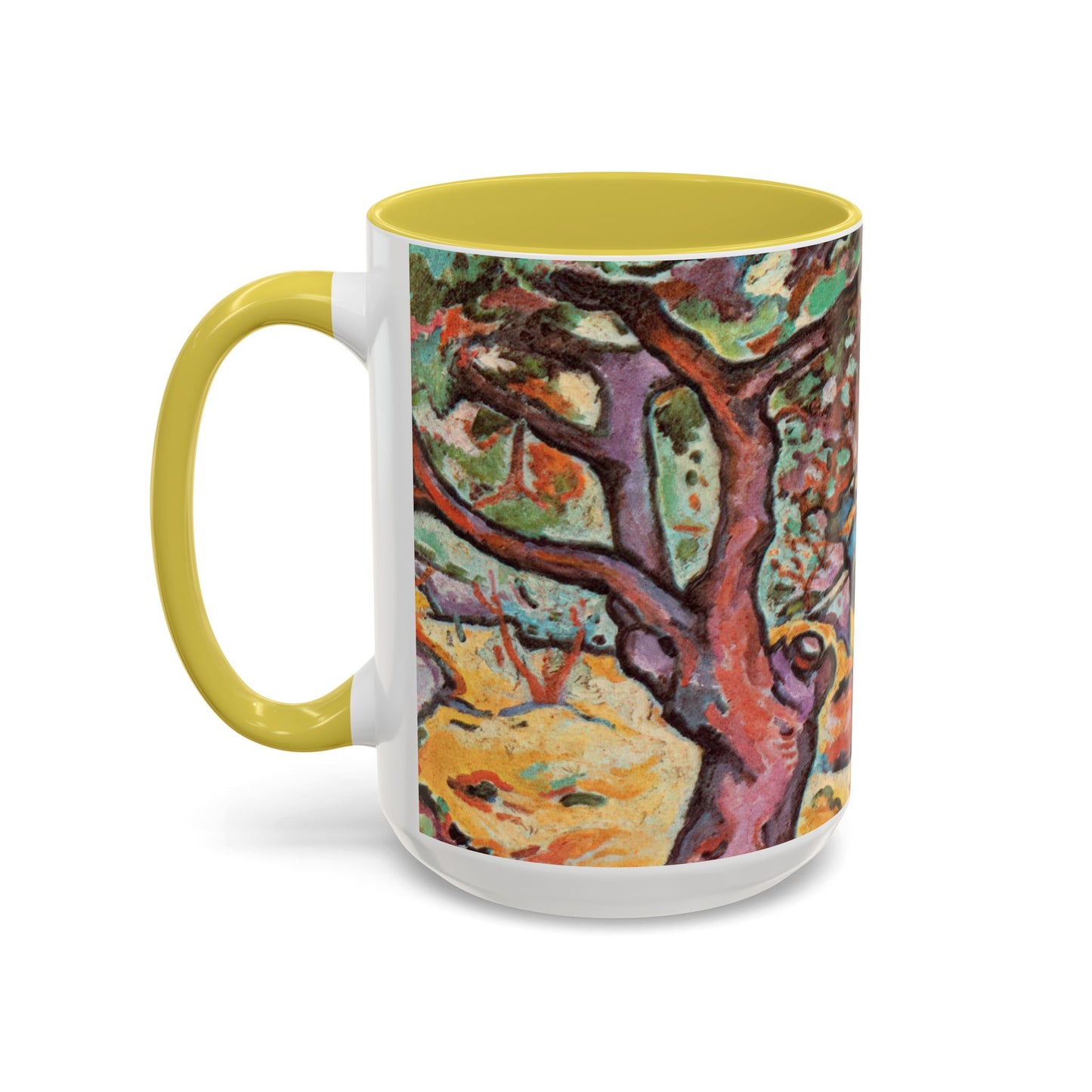 Braque, Georges - Olive Tree near L'Estaque (1906) - Colorful Accent Mugs