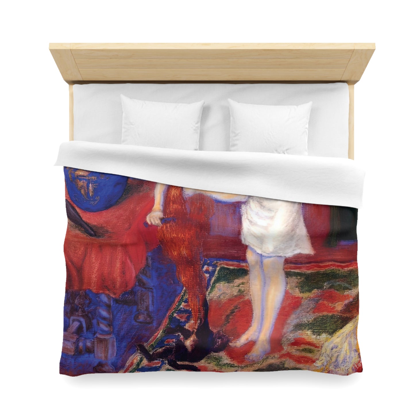 Ranson, Paul - The Golden Head of Hair (1909) - Microfiber Duvet Cover