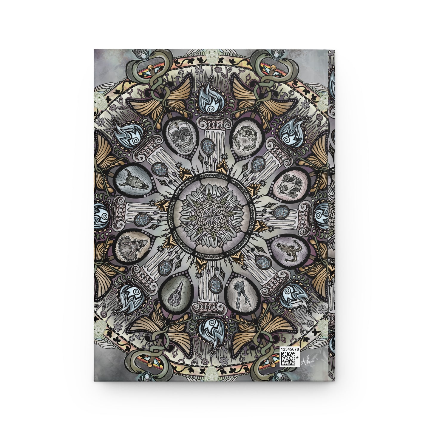 Pacio, Adam - Memento Mori Mandala - Hardcover Journal Matte