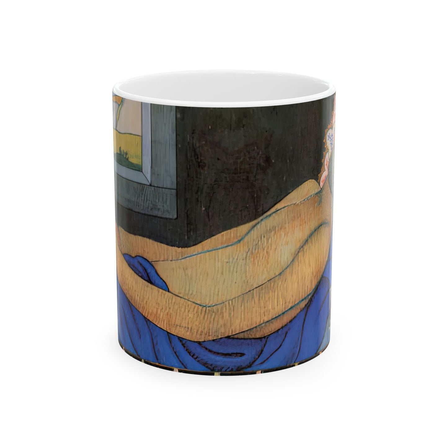 Filiger, Charles - The Recumbent Christ (1895) - Ceramic Mug