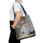 Morisot, Berthe - Woman at Her Toilette (1880) - Tote Bag