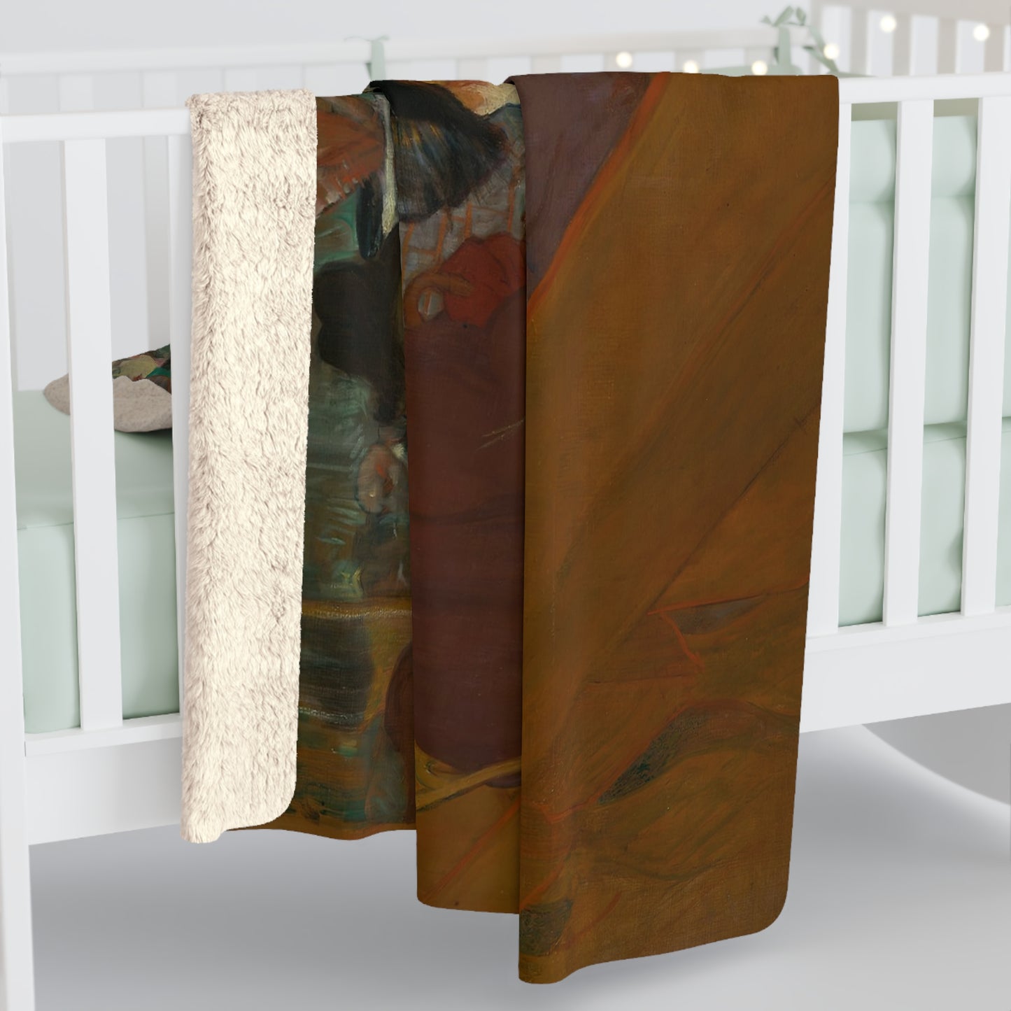Toulouse-Lautrec, Henri - At the Moulin Rouge (1892) - Sherpa Fleece Blanket