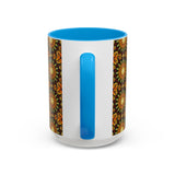 Monarch Butterfly Mandala - Colorful Accent Mugs