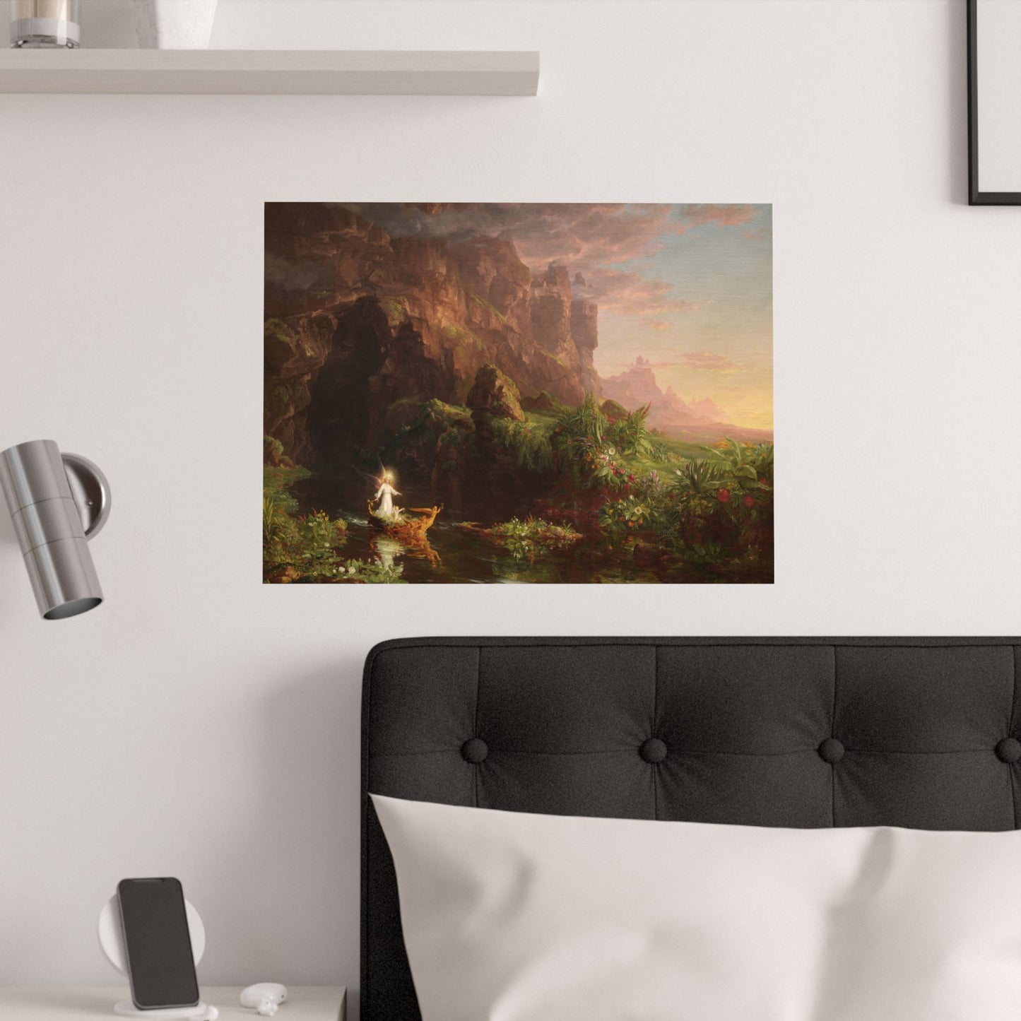 Cole. Thomas - The Voyage of Life: Childhood (1842) - Satin Posters