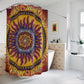Solar Disc Mandala - Shower Curtains