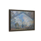 Monet, Claude - Le Gare Saint-Lazare (1877) - Matte Canvas, Framed