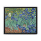 Van Gogh, Vincent - Irises (1889) - Matte Canvas, Framed