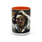 Courbet, Gustave - The Desperate Man (1843) - Colorful Accent Mugs