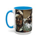 Courbet, Gustave - The Desperate Man (1843) - Colorful Accent Mugs