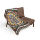 Pacio, Adam - Emerald Arrows Mandala - Woven Blanket