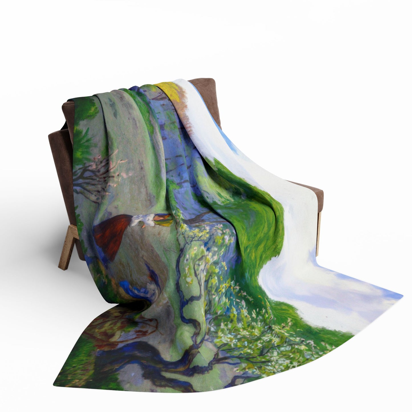Ranson, Paul - Picking Flowers (1890) - Arctic Fleece Blanket
