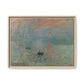 Monet, Claude - Impression, Sunrise (1872) - Matte Canvas, Framed