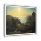 Bierstadt, Albert - Donner Lake from the Summit (1873) - Matte Canvas, Framed