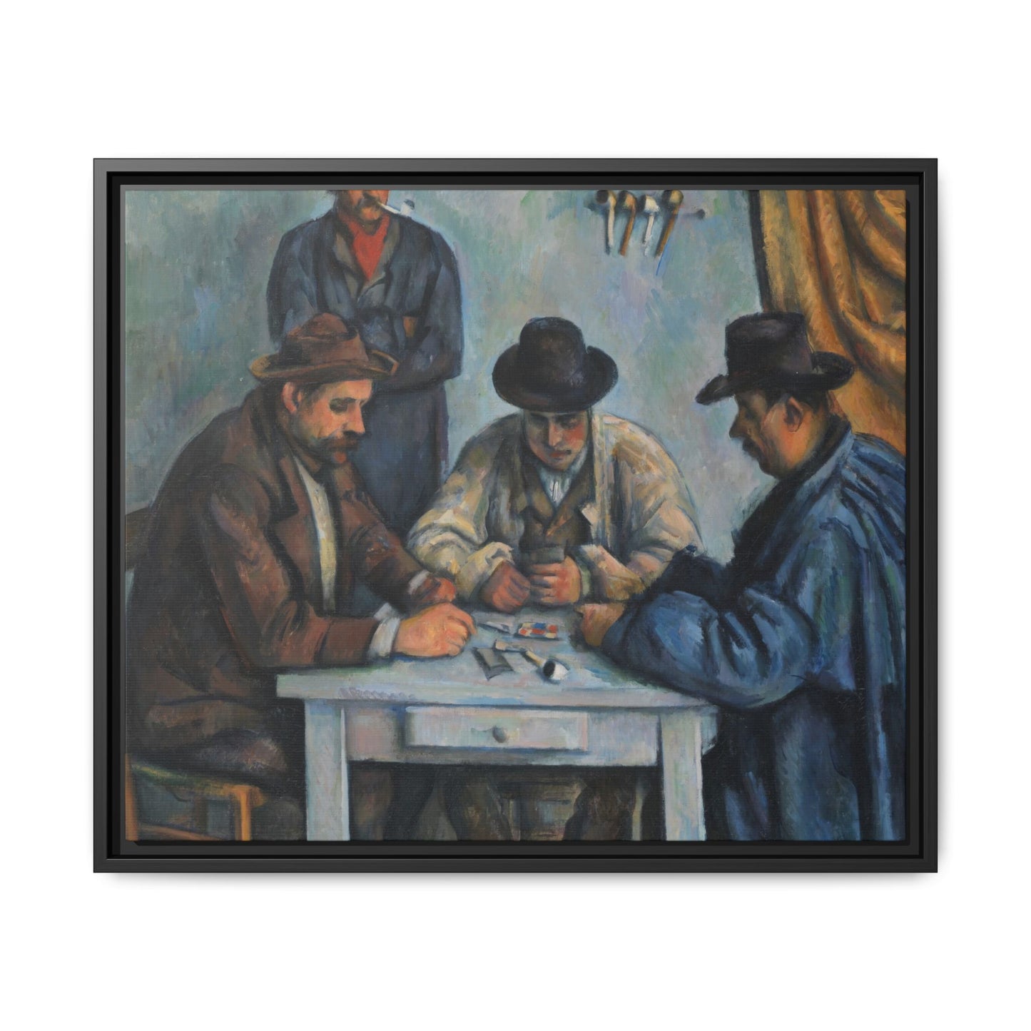 Cézanne, Paul - The Card Players (1892) - Matte Canvas, Framed