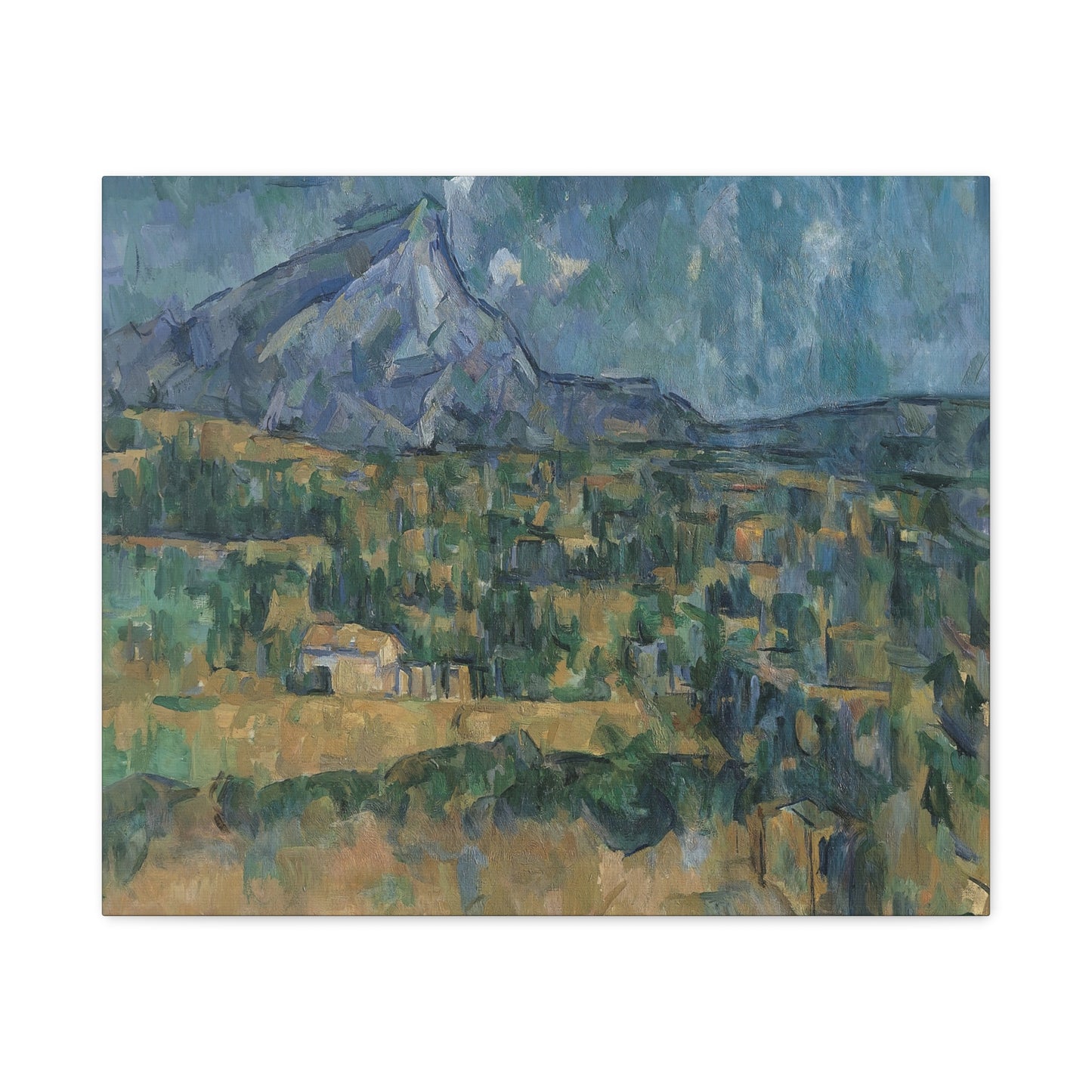 Cézanne, Paul - Mont Sainte-Victoire (1902) - Canvas Block, unframed