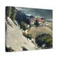 Cézanne, Paul - L’Estaque, Melting Snow (1870) - Canvas Block, unframed