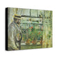 Morisot, Berthe - Eugene Manet on the Isle of Wight (1875) - Canvas Block, unframed