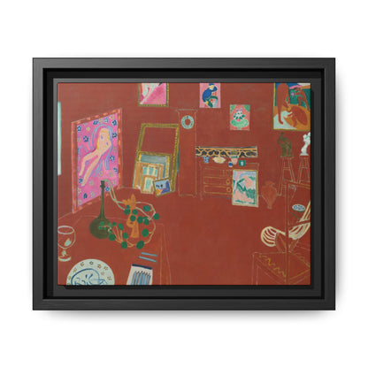 Matisse, Henri - The Red Studio (1911) - Matte Canvas, Framed