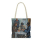 Cézanne, Paul - The Card Players (1892) - Tote Bag
