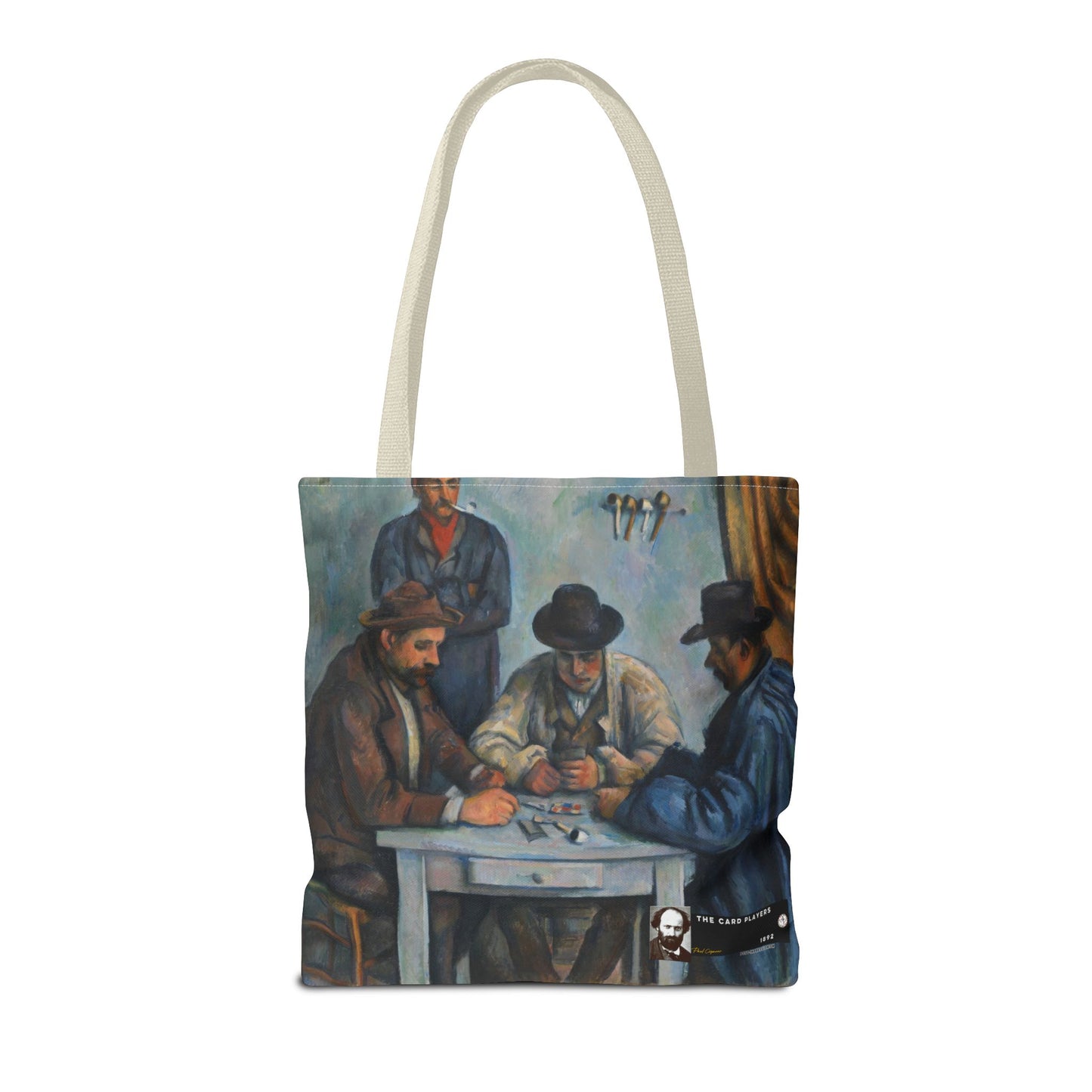 Cézanne, Paul - The Card Players (1892) - Tote Bag
