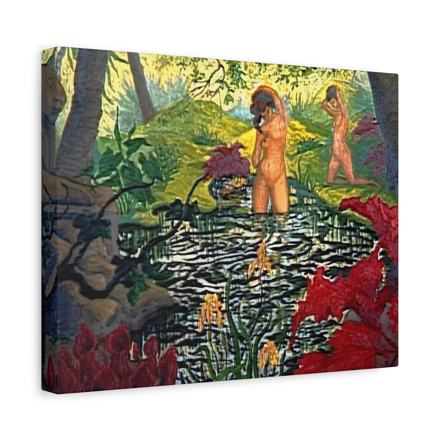 Ranson, Paul - The Lotus Bather (1906) - Canvas Block, unframed