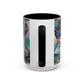 Matisse, Henri - Woman with a Hat (1905) - Colorful Accent Mugs