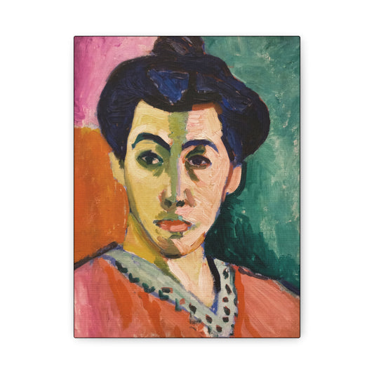 Matisse, Henri - The Green Stripe (1905) - Canvas Block, unframed