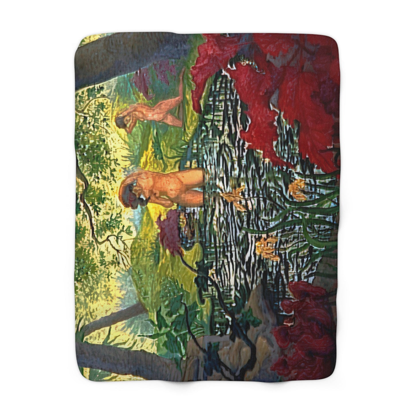 Ranson, Paul - The Lotus Bather (1906) - Sherpa Fleece Blanket