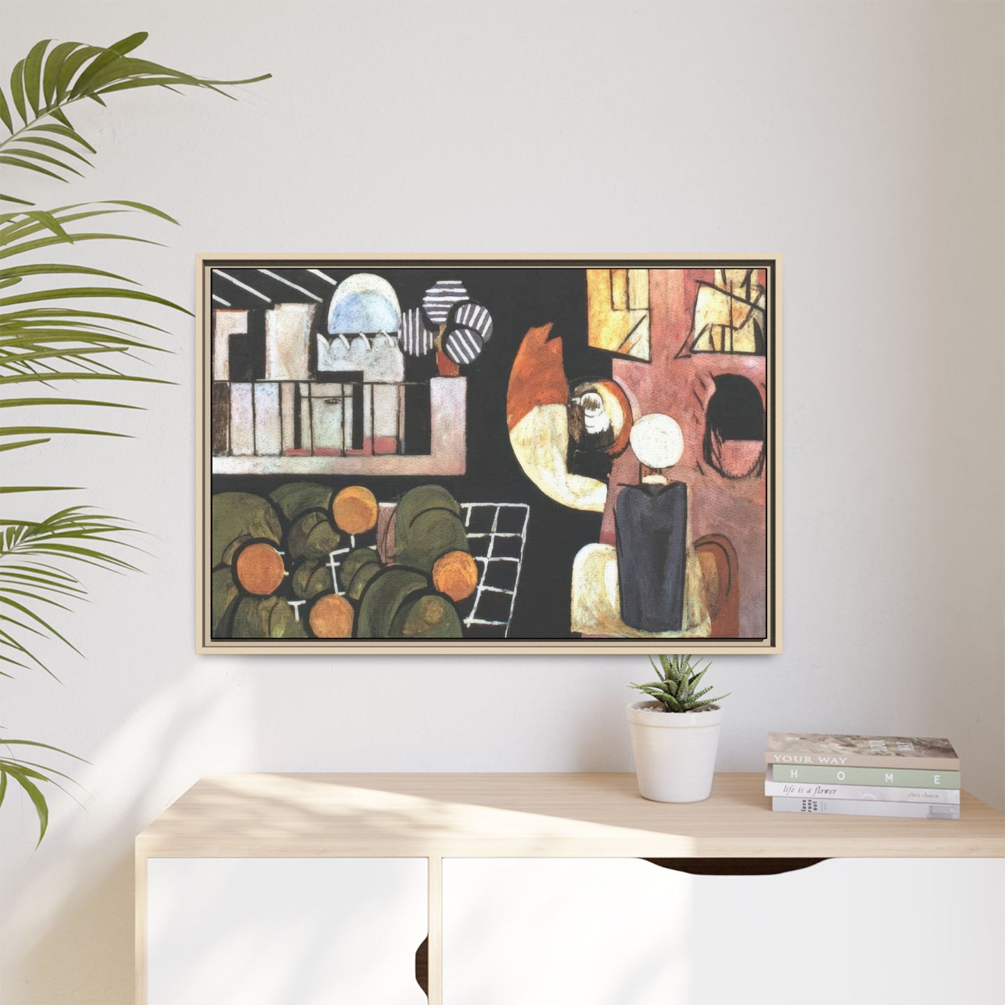 Matisse, Henri - The Moroccans (1916) - Matte Canvas, Framed
