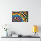 Emerald Arrows Mandala - Acrylic Block