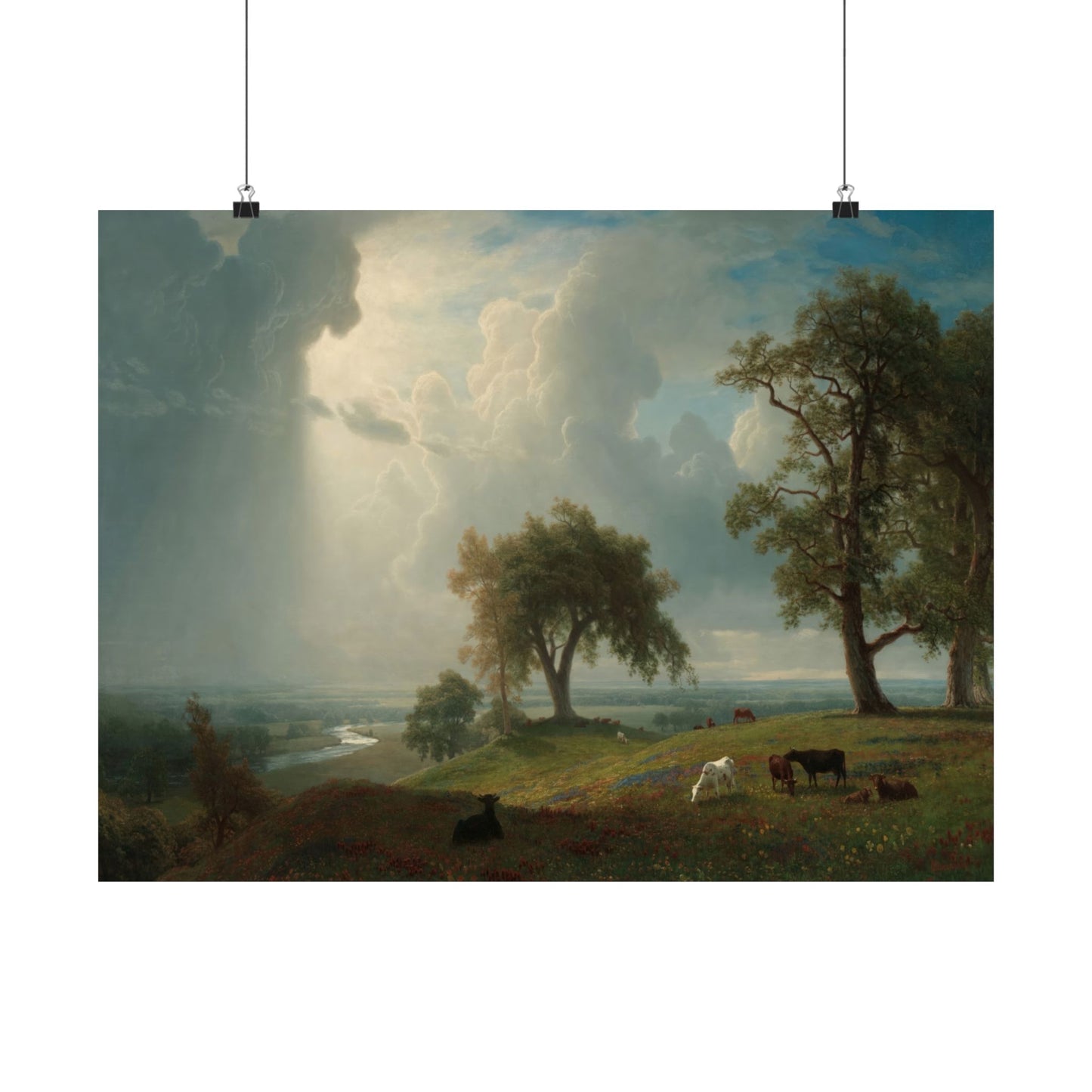Bierstadt, Albert - California Spring (1875) - Satin Posters