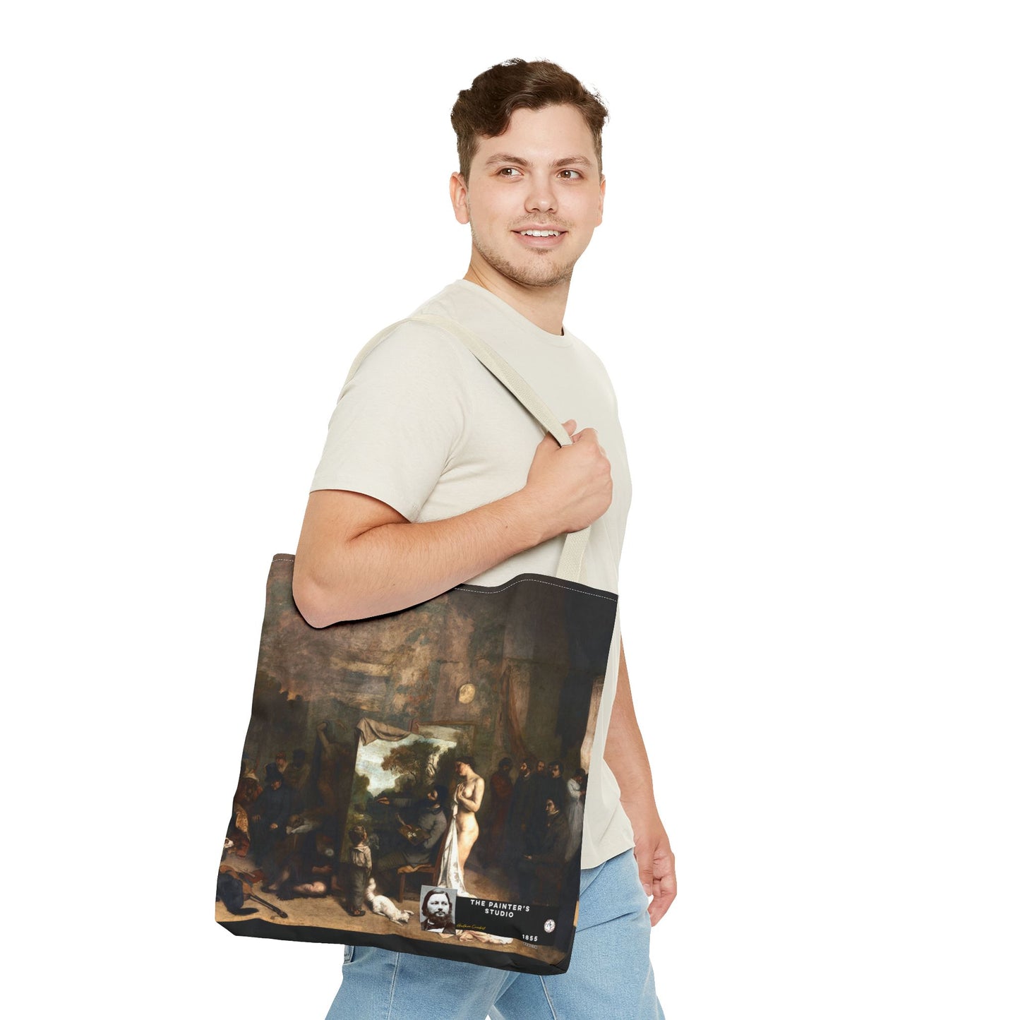 Courbet, Gustave - The Painter’s Studio (1855) - Tote Bag