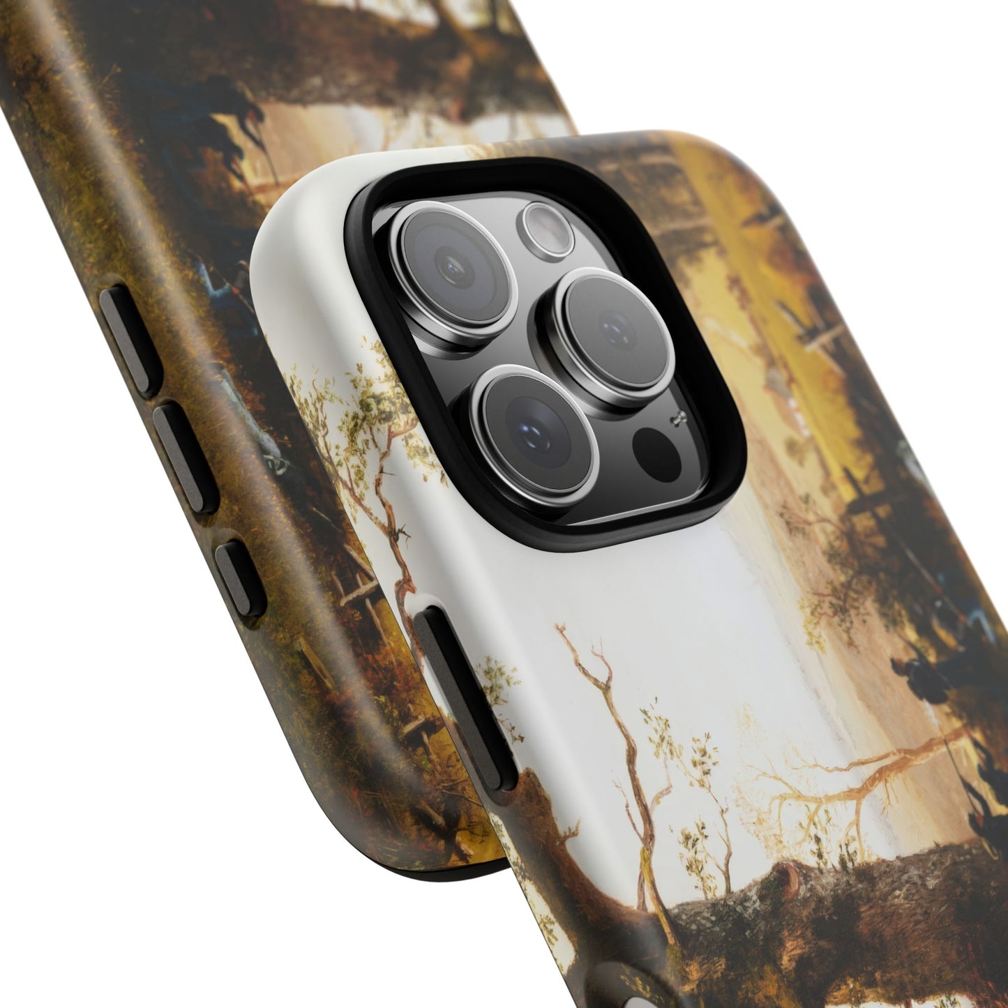 Bierstadt, Albert -  Guerrilla Warfare (1861) - Tough Phone Cases