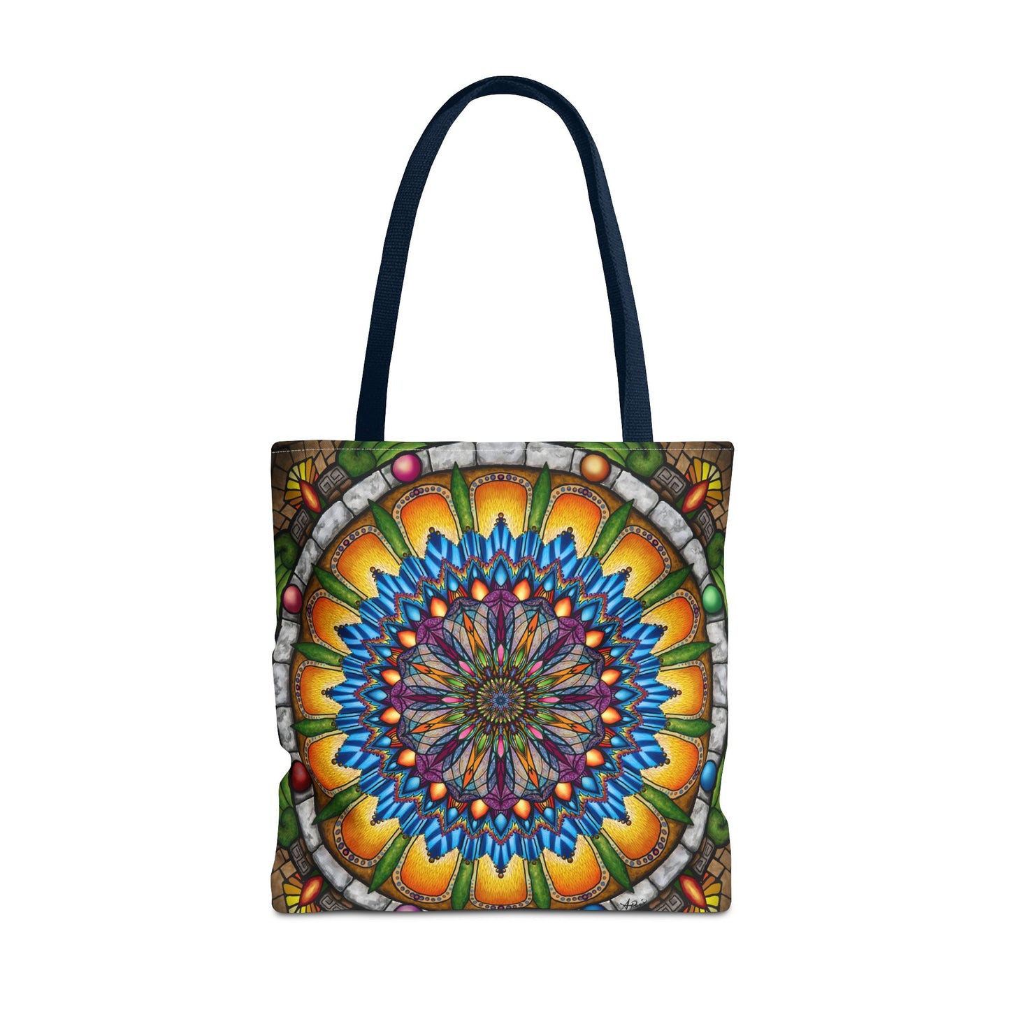 Pacio, Adam - Emerald Arrows Mandala - Tote Bag