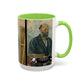 Cézanne, Paul - Portrait of the Artist with a Palette (1890) - Colorful Accent Mugs