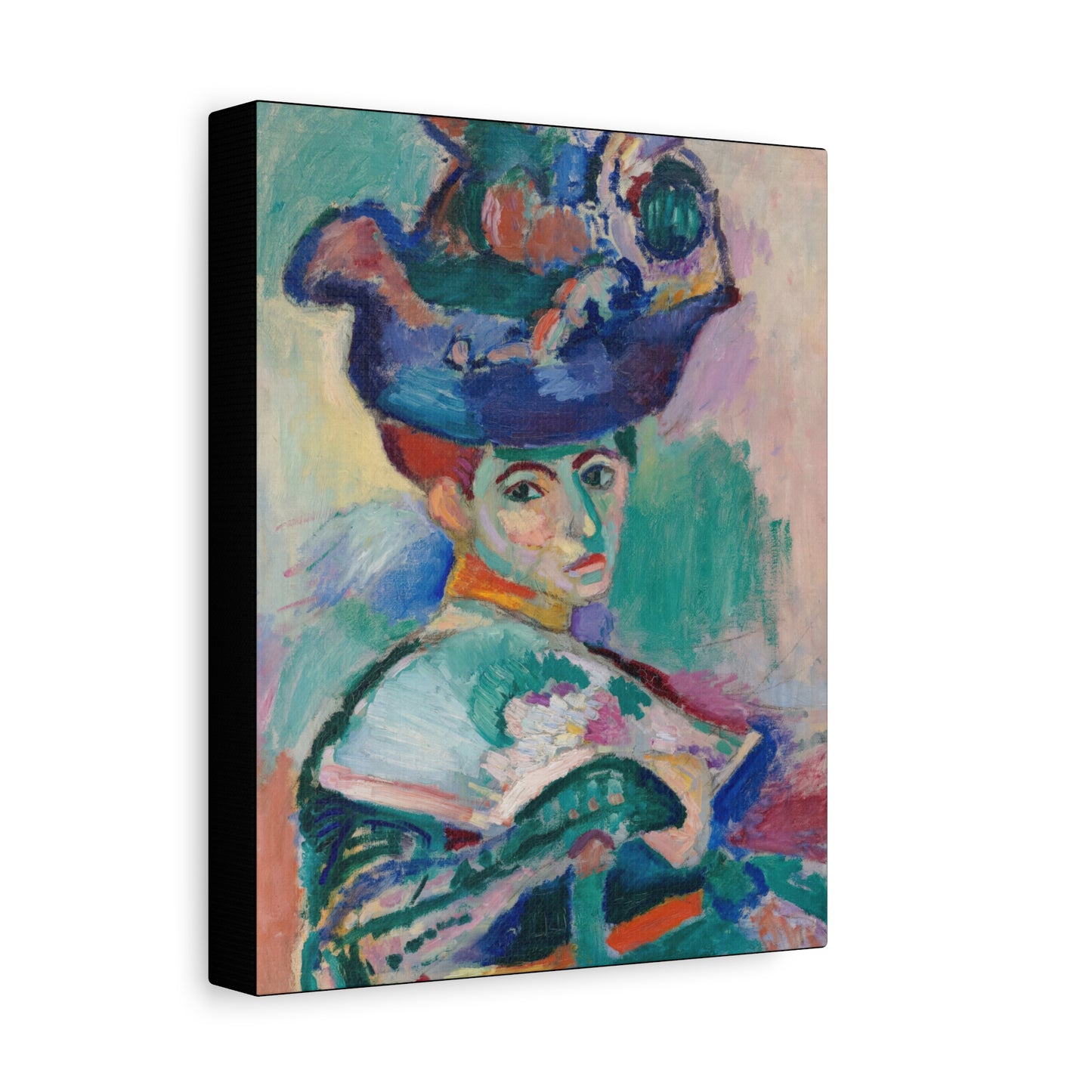 Matisse, Henri - Woman with a Hat (1905) - Canvas Block, unframed