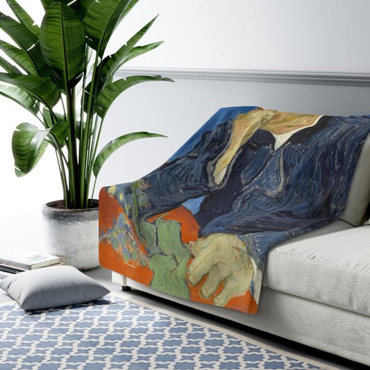 Van Gogh, Vincent - Portrait of Dr. Paul Gachet (1890) - Sherpa Fleece Blanket