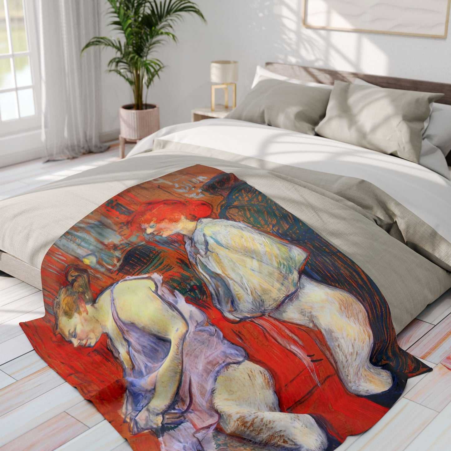 Toulouse-Lautrec, Henri - The Medical Inspection (1894) - Arctic Fleece Blanket